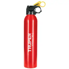 TRUPER - Extintor portátil desechable 450 g, polvo tipo ABC,