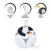 GENERICO - Lampara Energetica con Panel Solar Y+Gift Stickers