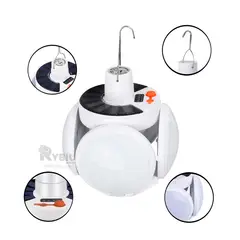 GENERICO - Lampara Ahorradora con Panel Solar Y+Regalo Stickers