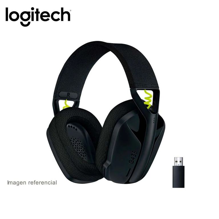 Audifono Gamer G435 LightSpeed Bluetooth Black negro