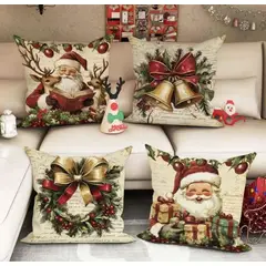 GENERICO - Cojin Navideños pack de 4