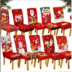 GENERICO - Funda Navideña Para Silla - Modelo al Azar