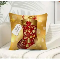 GENERICO - Funda Cojin Navideño diseño Bota