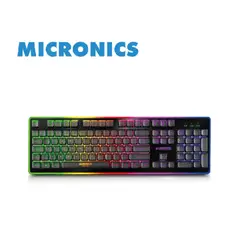 MICRONICS - TECLADO GAMER RGB FISHER MIC K801R