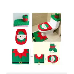 GENERICO - Set de 3 piezas de baño de Navidad