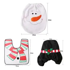 GENERICO - Set de 3 piezas de baño de Navidad