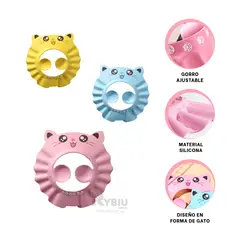 GENERICO - Sombrero para el Aseo Infantil Rosado Y+Regalo Agendita