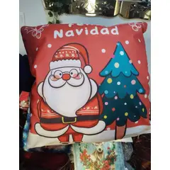 GENERICO - Funda Cojin Navideño diseño Papa Noel