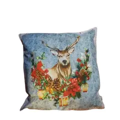 GENERICO - Funda Cojin Navideño diseño Reno