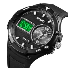 SKMEI - Reloj 1761 Negro 10atm Correa Silicona