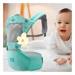 GENERICO - Canguro Moderno Ballenita de Color Verde Y+Regalo Agendita