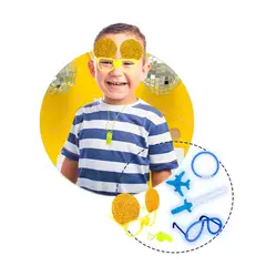 GENERICO - Cotillón Año Nuevo para 4 NIÑOS hombres, incluye 24 pzas