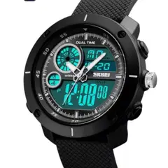SKMEI - Reloj Hombre 1361 Sumergible Digital Alarma Cronometro Negro.