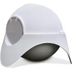 GENERICO - Arenero Cerrado Para Gatos Diseño Capsula Espacial