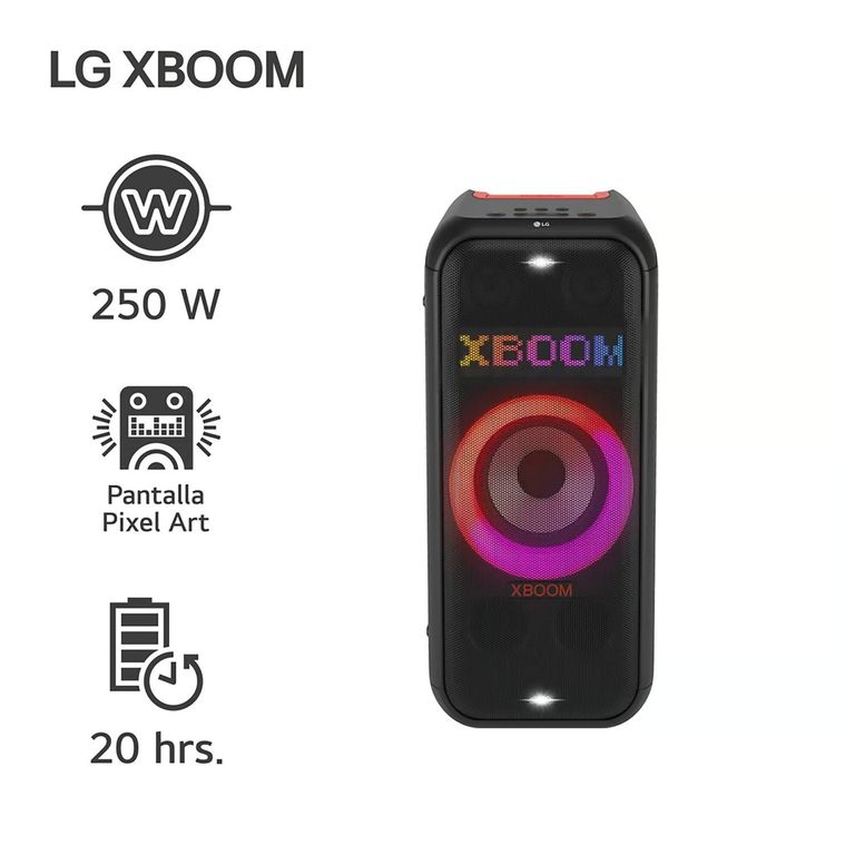 Parlante XBOOM XL7S 250W Bluetooth IPX4 Pixel Art