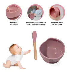 GENERICO - Kit de Tazon para Bebe en Rosa Oscuro Y+Post-it Adhesivos