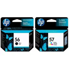 HP - Cartucho 56 Negro y 57 Tricolor Original