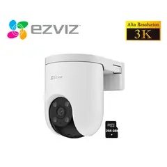 EZVIZ - Cámara Seguridad Wifi H8C PRO 5MP 360 Smart + Micro SD 256GB