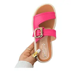 GENERICO - Sandalia Mujer Planta 3 Cm 2086L-43 Color Fucsia