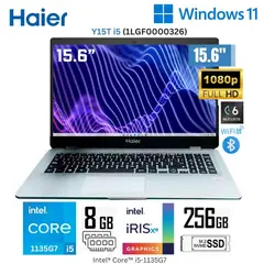 HAIER - Laptop Y15T I5 Intel Corei5-1135G7 8GB RAM 256GB SSD 15.6"  FHD Intel Iris Xe 1LGF0000326