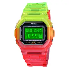 SKMEI - Reloj 1622 Rojo y Verde Digital Silicona