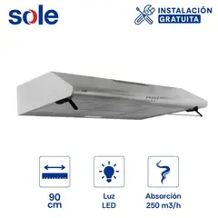 SOLE - Campana Extractora TURE22CO 90cm