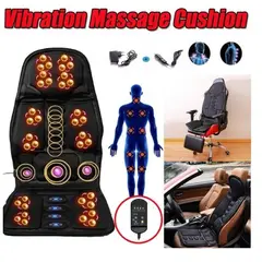 OEM - Asiento Masajeador 8 Funciones + Doble Conexión en Casa y Auto