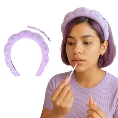 REVEL - Vinchas Diademas Corona acolchado - Lila