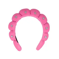 REVEL - Vinchas Diademas Corona acolchado - Fucsia