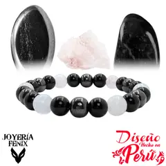 JOYERIA FENIX - Pulsera Triple Protección Turmalina - Joyería Fenix