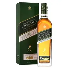 JOHNNIE WALKER - Whisky Green Label Botella 750 mL