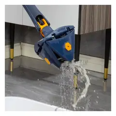 GENERICO - Trapeador con Exprimidor para Cocina Azul Y+Papel de Regalo