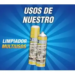 GENERICO - Limpiador Multiusos Muebles Tapices Alfombras 650ml Espuma Cuero