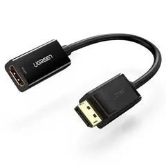 UGREEN - Adaptador de DisplayPort macho a HDMI hembra 4K 40363