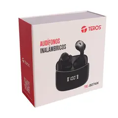 TEROS - Audífonos TE-8074N bluetooth TWS negro