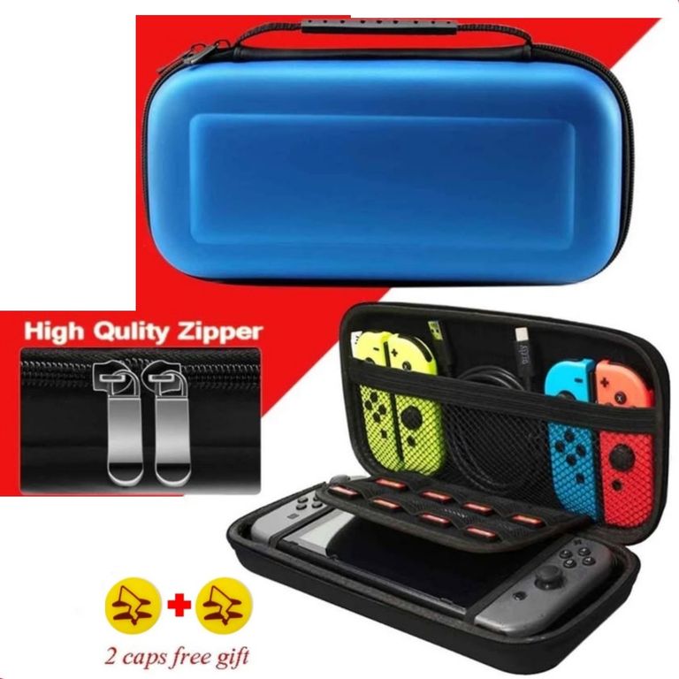 Estuche Protector case Para Nintendo Switch Oled - AZUL