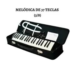 GENERICO - Melódica 37 Teclas (3 octavas) Color Negro