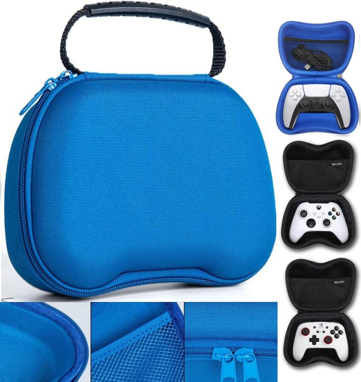 Estuche Para Mandos Ps5 Ps4 Xbox Nintendo Switch Rígido - AZUL