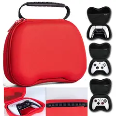 GENERICO - Funda protectora para Mando Estuche Gamepad PS5 switch - ROJO