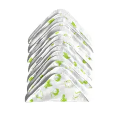 BLAUHOUSE - Babita para Bebé Algodón Reverso Felpa Pack x7