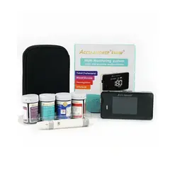 GENERICO - MEDIDOR COLESTEROL, HEMOGLOBINA, ACIDO URICO Y GLUCOSA 4 EN 1