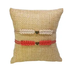 LUCYANA JOYAS Y ACCESORIOS - Juego de Pulsera de Hilo con Corazón para Mujer Pareja - Joyas Lucyana