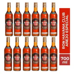 HAVANA CLUB - Ron Añejo Especial 700 ML - 12 UND