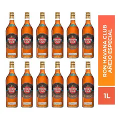 HAVANA CLUB - Ron Añejo Especial 1L - 12 UND