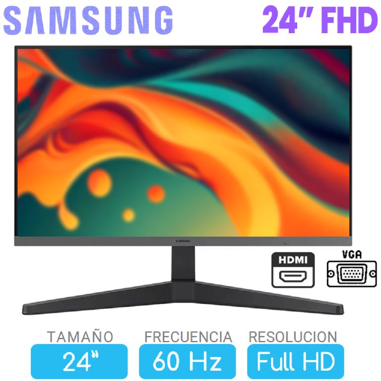 Monitor 24 Pulg. FHD, HDMI y DisplayPort, 100Hz LS24C330GALXPE