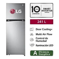 LG - Refrigeradora 264 Lts. Top Freezer con Door Cooling GT26BPP