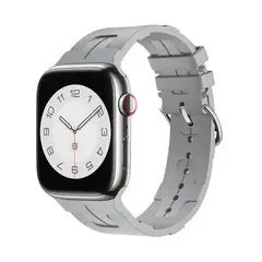 GENERICO - Correa Para Applewatch Y Watch Hermès 38-40-41mm Gris