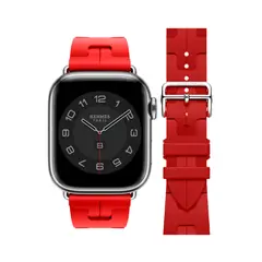 GENERICO - Correa Para Applewatch Y Watch Hermès 38-40-41mm Rojo