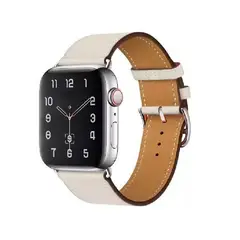 GENERICO - Correa Para Applewatch Y Watch Cuero NCO 38-40-41mm Beige