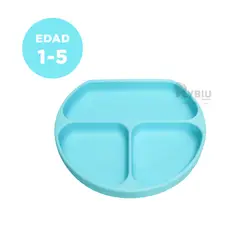 RYBIU IMPORT - Vajilla con Diseno Infantil Celeste Y+Gift Stickers